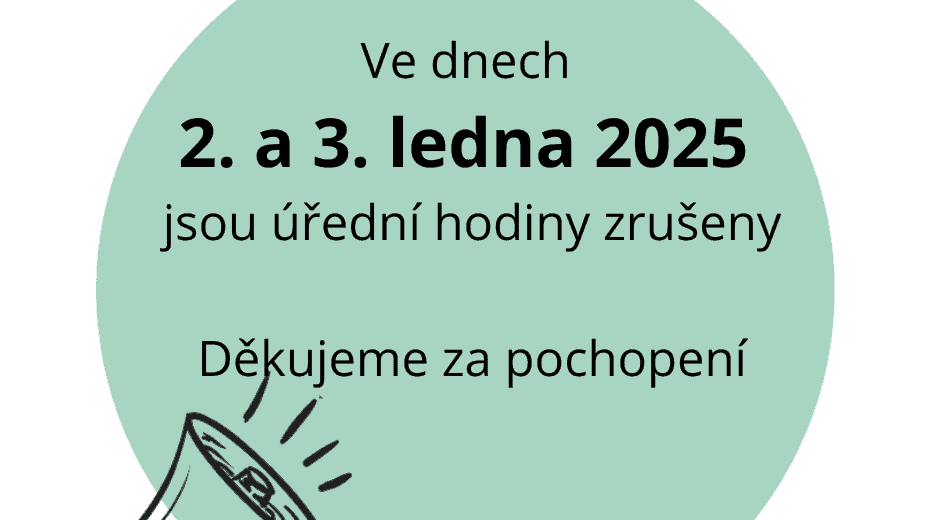 POZOR! Změna úředních hodin